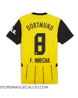Borussia Dortmund Felix Nmecha #8 Maglia Gara Casa Repliche 2024-25 Maniche Corte
